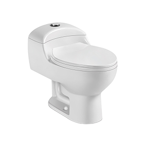 Compact Elongated One-Piece Toilet From China Manufacture