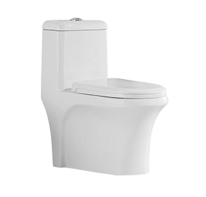 China Toilet Manufacturer Skirted One-piece Toilet With Concealed Trapway