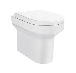 Modern Elongated Floor Mounted Back To Wall Toilet Pan
