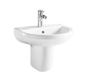 Semi Pedestal Wall Hung Basin With New Modern Style