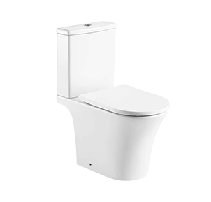 Floorstanding Two-piece Dual Flush Toilet Bowl with Skirted Trapway