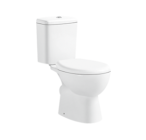 Bathroom Two-piece Compact Toilet,Washdown Rimless Flushing