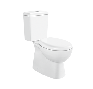 Elongated Two-piece Rimless Toilet,Standard Height Water Closet Bowl