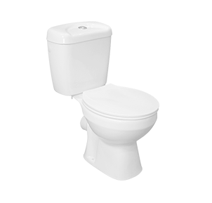 Complete Close Coupled Toilet Two-piece with Comfort Height