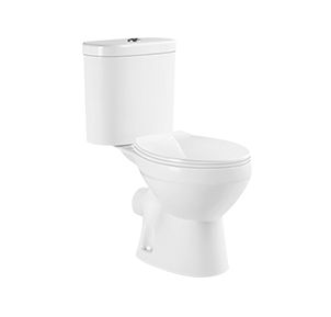 Bathroom Wash Down Two-piece Toilet,P-trap Flushing System