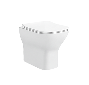 Close Coupled Back To Wall Toilet With Rimless Skirted Trapway